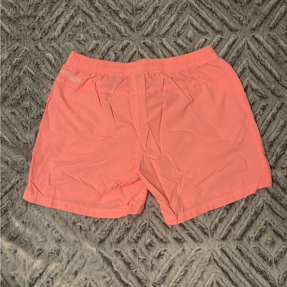 Columbia PFG Backcast Shorts Youth XL salmon peach unisex fishing